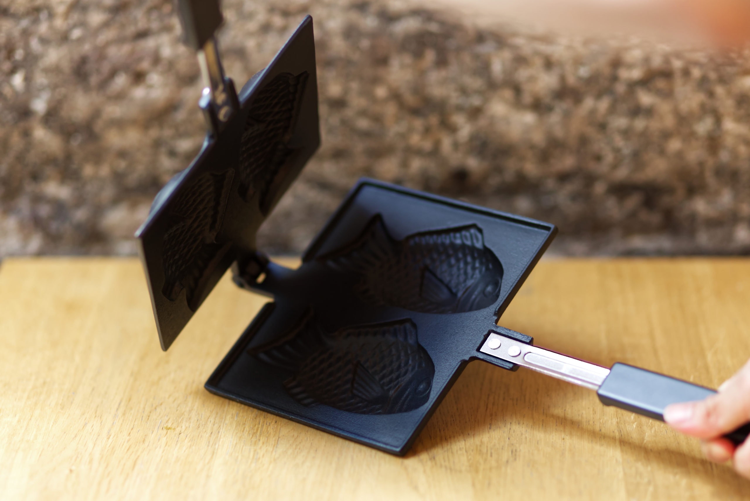 Moule taiyaki en fonte